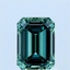 1.09 Ct. Fancy Vivid Bluish Green Emerald Lab Grown Diamond