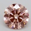 3.05 Ct. Fancy Intense Pink Round Lab Grown Diamond