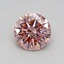0.42 Ct. Fancy Intense Pink Round Lab Grown Diamond