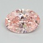 2.28 Ct. Fancy Vivid Pink Oval Lab Grown Diamond
