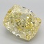 8.04 Ct. Fancy Intense Yellow Cushion Lab Grown Diamond