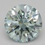 1.05 Ct. Fancy Vivid Green Round Lab Grown Diamond