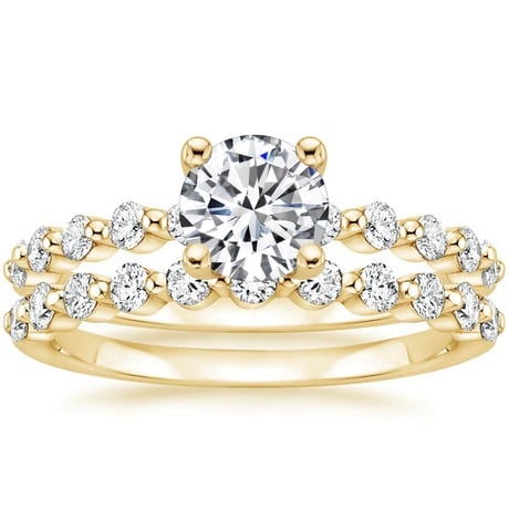 18K Yellow Gold Marseille Diamond Bridal Set (1/2 ct. tw.)