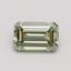 0.74 Ct. Fancy Intense Green Emerald Lab Grown Diamond