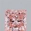 2.60 Ct. Fancy Vivid Pink Princess Lab Grown Diamond