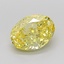1.90 Ct. Fancy Intense Yellow Oval Lab Grown Diamond