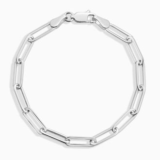 Devon Paperclip Chain Bracelet (Extra Large)