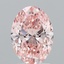 2.05 Ct. Fancy Vivid Pink Oval Lab Grown Diamond