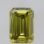2.55 Ct. Fancy Vivid Green Emerald Lab Grown Diamond