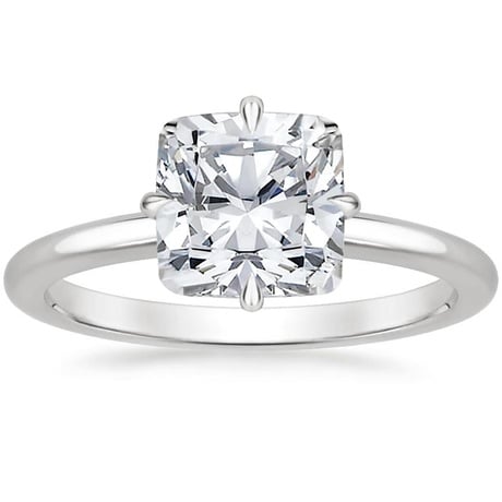 18K White Gold North Star Solitaire Ring