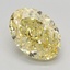 2.58 Ct. Fancy Intense Yellow Oval Lab Grown Diamond