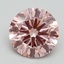 2.50 Ct. Fancy Intense Pink Round Lab Grown Diamond