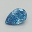 1.11 Ct. Fancy Vivid Blue Pear Lab Grown Diamond
