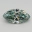 0.40 Ct. Fancy Vivid Green Marquise Lab Grown Diamond