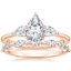 14K Rose Gold Adorned Opera Diamond Ring (1/2 ct. tw.) with Joelle Diamond Ring