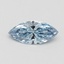 0.78 Ct. Fancy Vivid Blue Marquise Lab Grown Diamond
