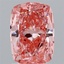 2.18 Ct. Fancy Vivid Pink Cushion Lab Grown Diamond
