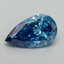 3.17 Ct. Fancy Vivid Blue Pear Lab Grown Diamond