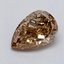 0.70 Ct. Light  Brown Pear Lab Grown Diamond