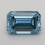 3.03 Ct. Fancy Vivid  Blue Emerald Lab Grown Diamond