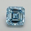 10.04 Ct. Fancy Vivid Blue Asscher Lab Grown Diamond
