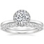 Platinum Vienna Diamond Ring with Marseille Diamond Ring (1/3 ct. tw.)