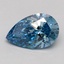 1.08 Ct. Fancy Deep Blue Pear Lab Grown Diamond