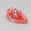 0.58 Ct. Fancy Vivid Pink Pear Lab Grown Diamond