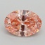 1.70 Ct. Fancy Intense Pink Oval Lab Grown Diamond