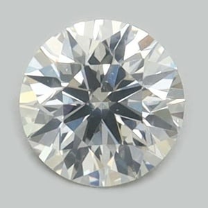 Round diamond — real photo
