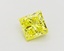 1.08 Ct. Fancy Vivid Yellow Princess Lab Grown Diamond