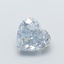 1.03 Ct. Fancy Light Gray Blue Heart Lab Grown Diamond