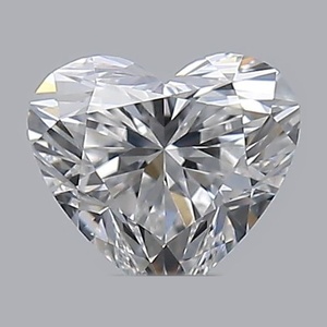 Heart diamond — real photo