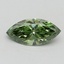 1.00 Ct. Fancy Vivid Green Marquise Lab Grown Diamond