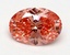 1.51 Ct. Fancy Vivid Pink Oval Lab Grown Diamond
