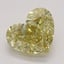 2.07 Ct. Fancy Brownish Yellow Heart Diamond