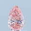 0.52 Ct. Fancy Vivid Pink Pear Lab Grown Diamond