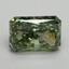 3.12 Ct. Fancy Vivid Pacific Green Radiant Lab Grown Diamond