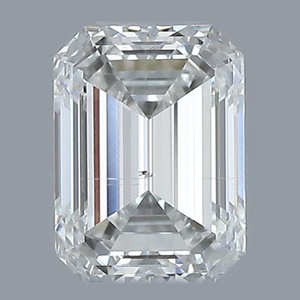 Emerald diamond — real photo