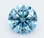 2.92 Ct. Fancy Vivid  Blue Round Lab Grown Diamond