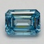 5.16 Ct. Fancy Vivid Blue Emerald Lab Grown Diamond