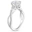 Platinum Garland Diamond Ring, smallside view