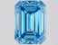 1.94 Ct. Fancy Vivid  Blue Emerald Lab Grown Diamond