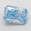 4.03 Ct. Fancy Vivid Blue Radiant Lab Grown Diamond
