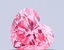 0.79 Ct. Fancy Vivid Pink Heart Lab Grown Diamond