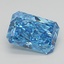 4.02 Ct. Fancy Vivid  Blue Radiant Lab Grown Diamond