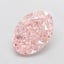 3.02 Ct. Fancy Intense Pink Oval Lab Grown Diamond