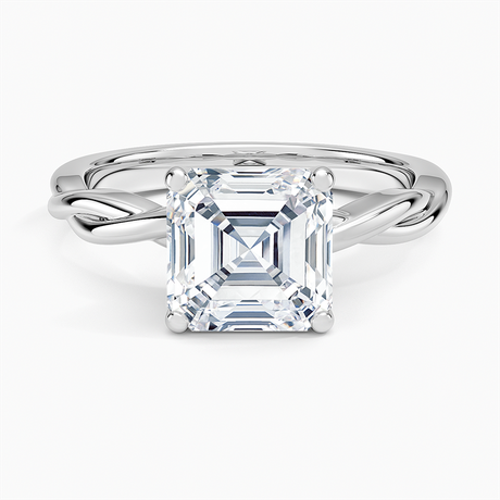 Twisted Vine Engagement Ring - Solitaire
