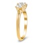 The St. Ives Ring, smalltop view on a hand