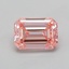 1.05 Ct. Fancy Vivid  Pink Emerald Lab Grown Diamond